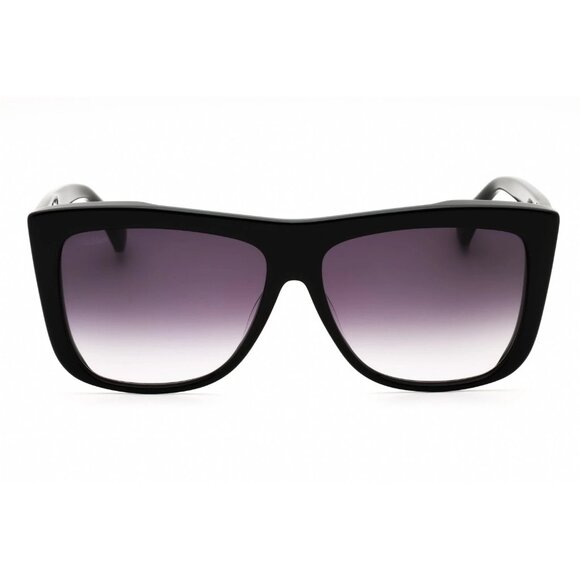 NEW MAX MARA SUNGLASSES BLACK WOMEN EYEWEAR MAX MARA MM0066 01B